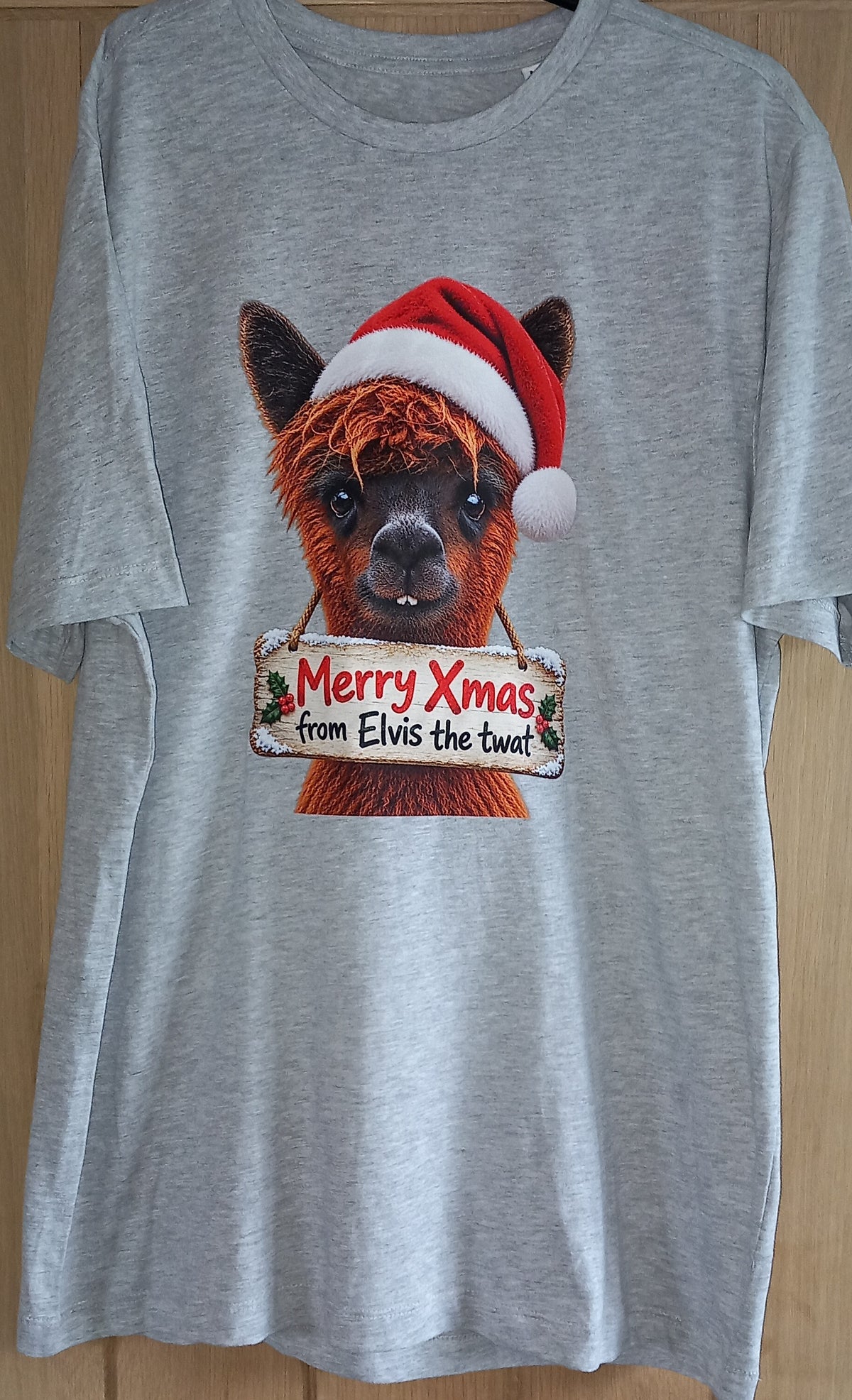 Elvis the twat xmas t shirt