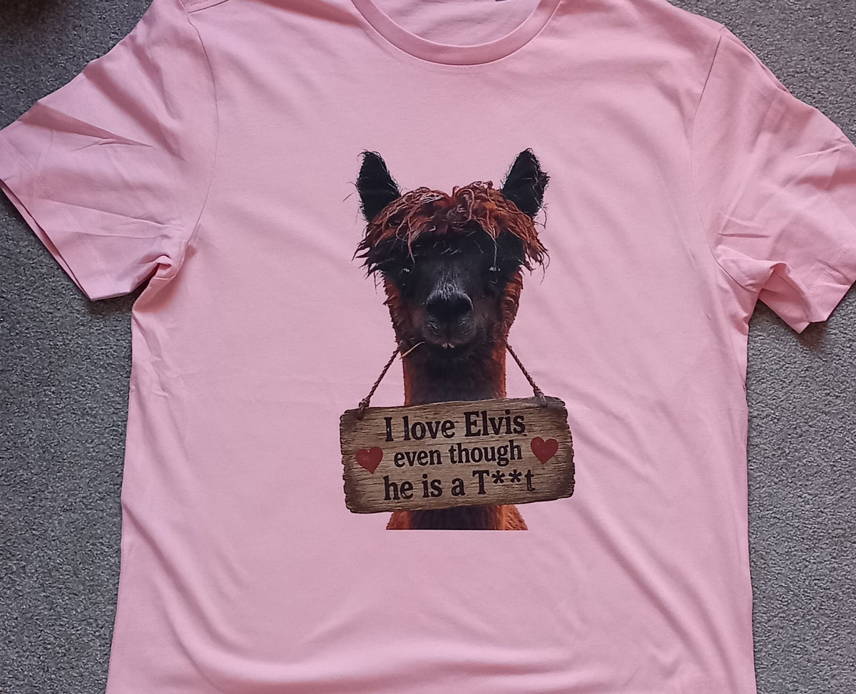 I love Elvis even though he is a t**t t shirt