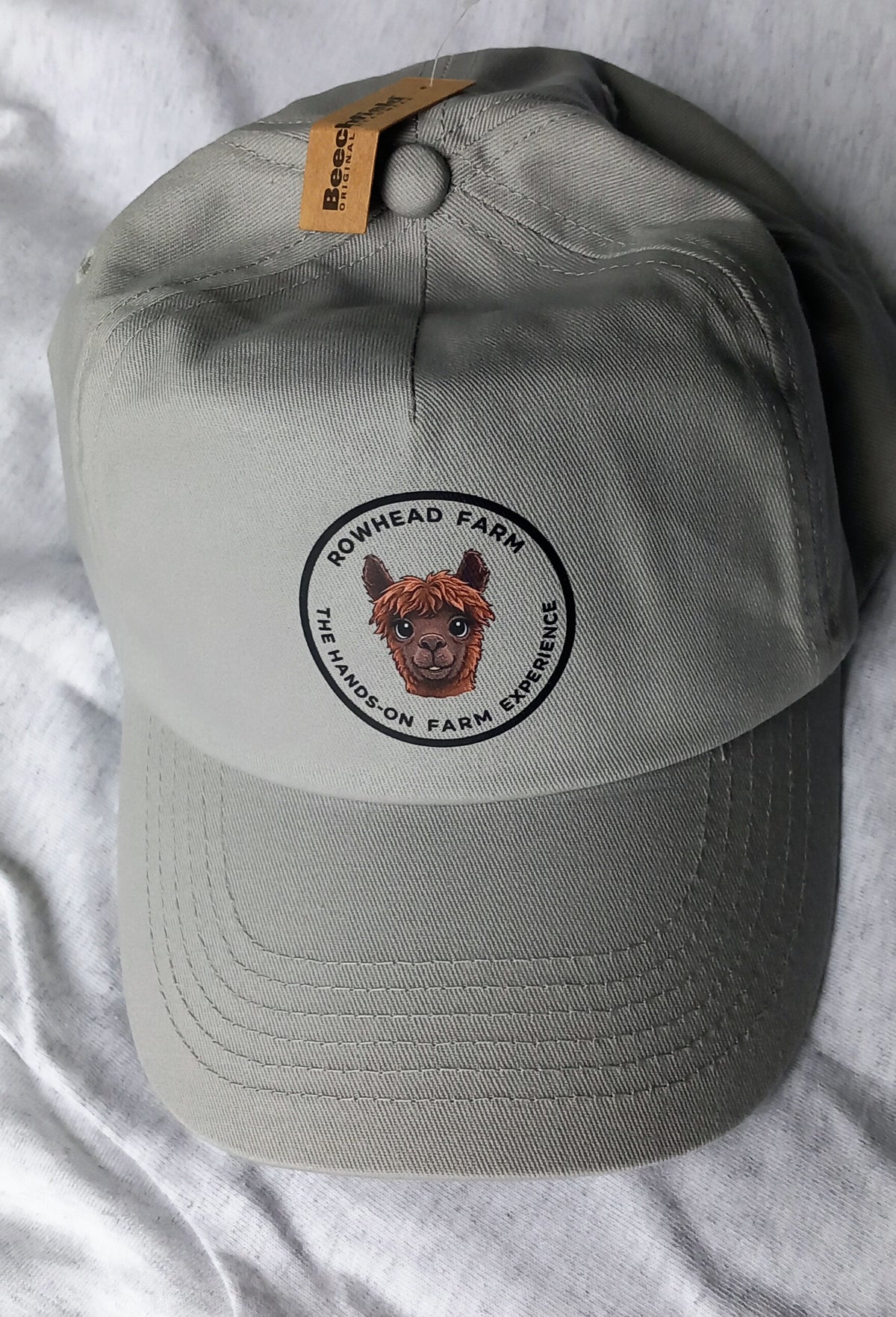 Elvis the Alpaca logo cap(grey)