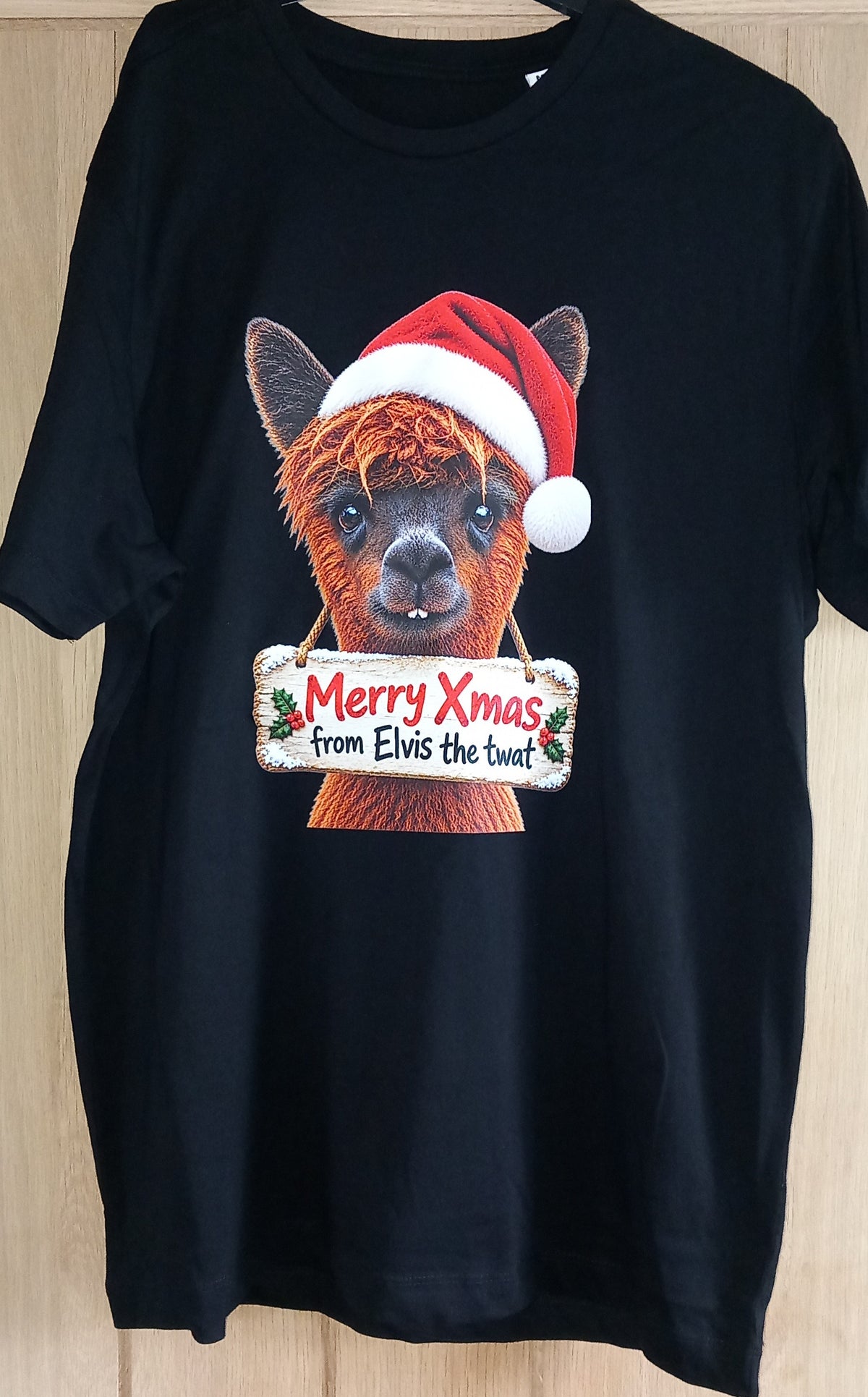 Elvis the twat xmas t shirt